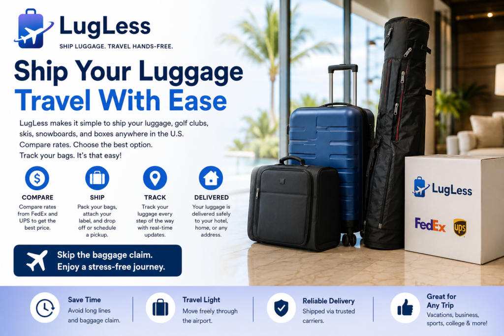 LugLess Review: A Smarter Way to Ship Your Luggage and Travel Hands-Free
