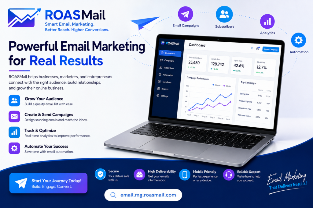 ROASMail: A Smart Email Marketing Solution for Growing Your Online Business