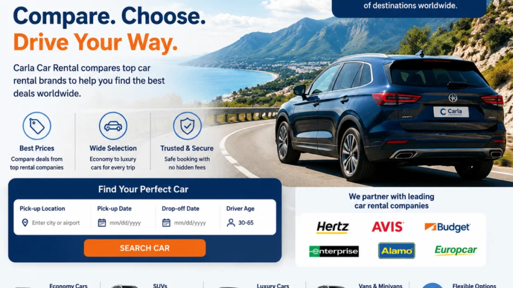 Carla Car Rental: Compare the Best Car Rental Deals Worldwide