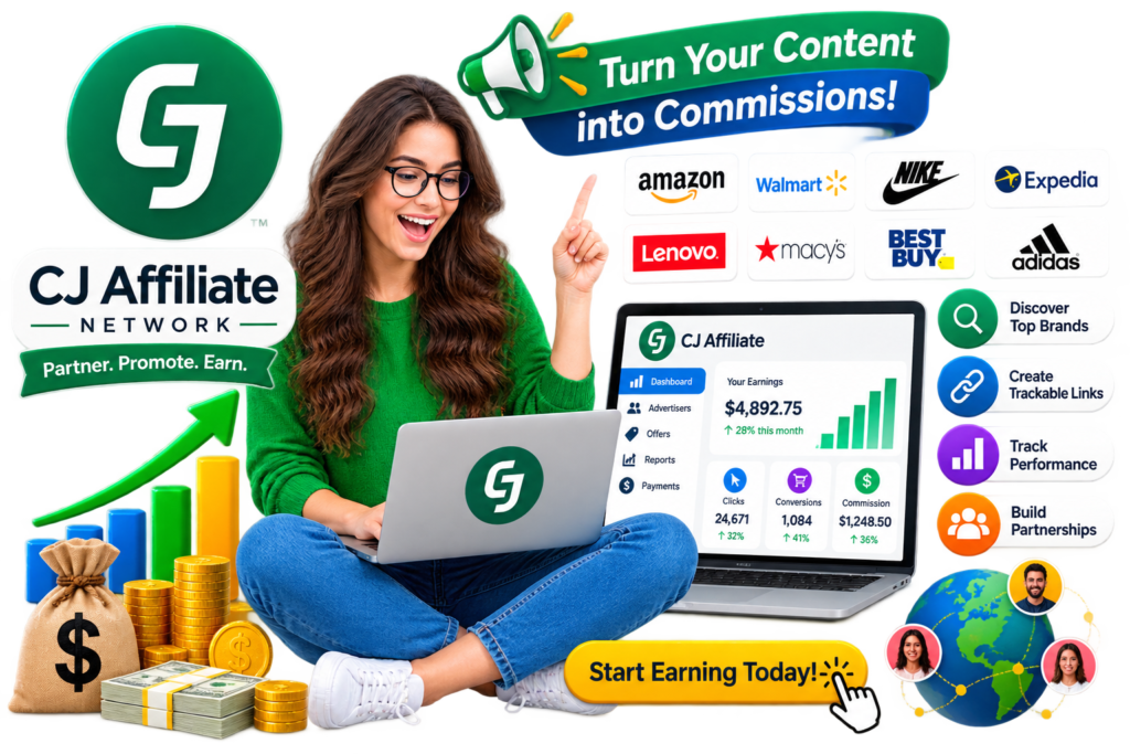 CJ Affiliate Marketing Guide: How CJ Helps Publishers Earn Commissions
