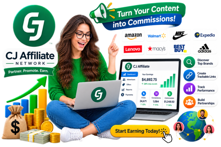 CJ Affiliate Marketing Guide: How CJ Helps Publishers Earn Commissions