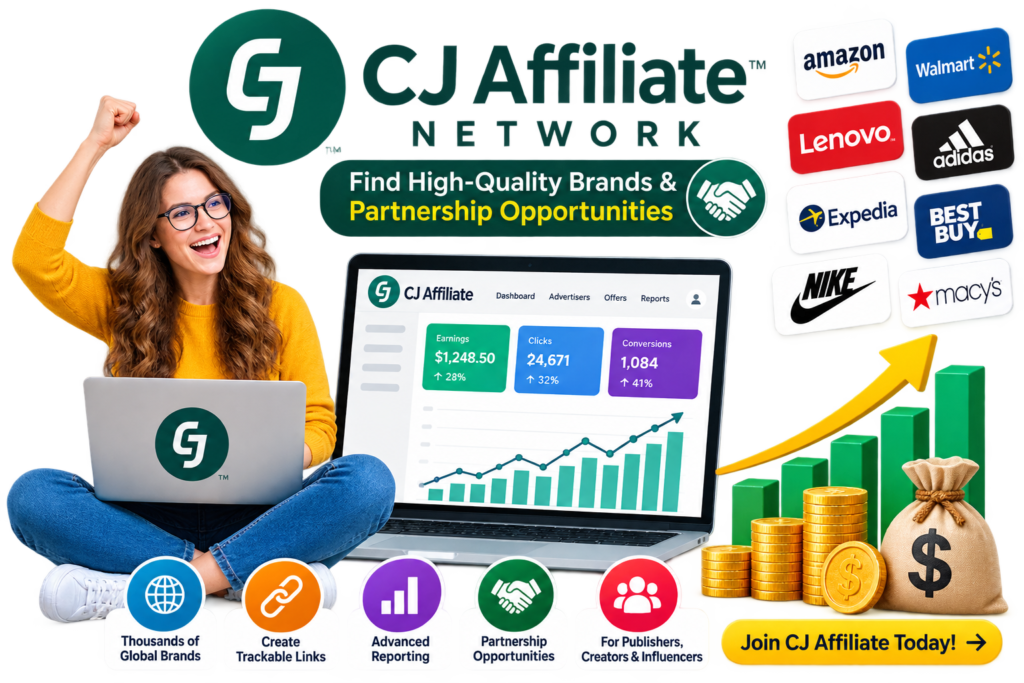CJ Affiliate Network: Find High-Quality Brands & Partnership Opportunities