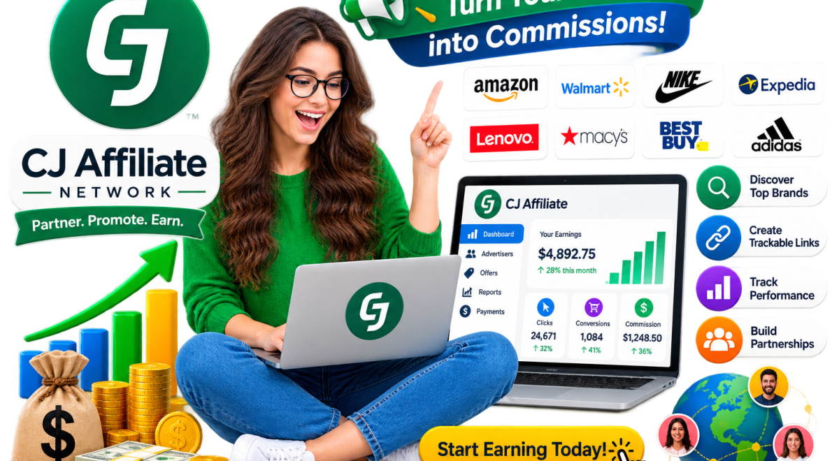 CJ Affiliate Marketing Guide: How CJ Helps Publishers Earn Commissions