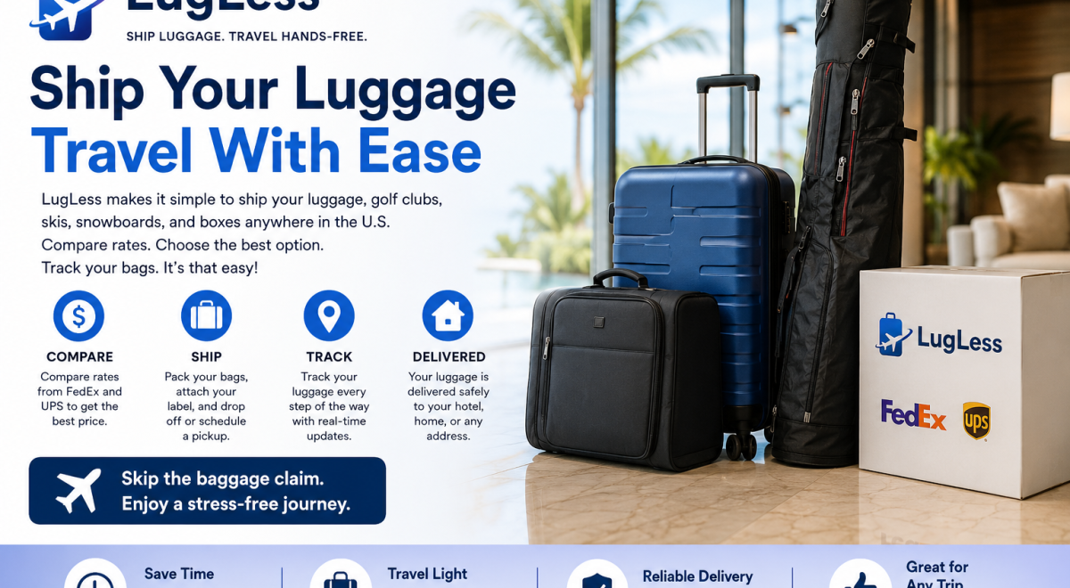 LugLess Review: A Smarter Way to Ship Your Luggage and Travel Hands-Free