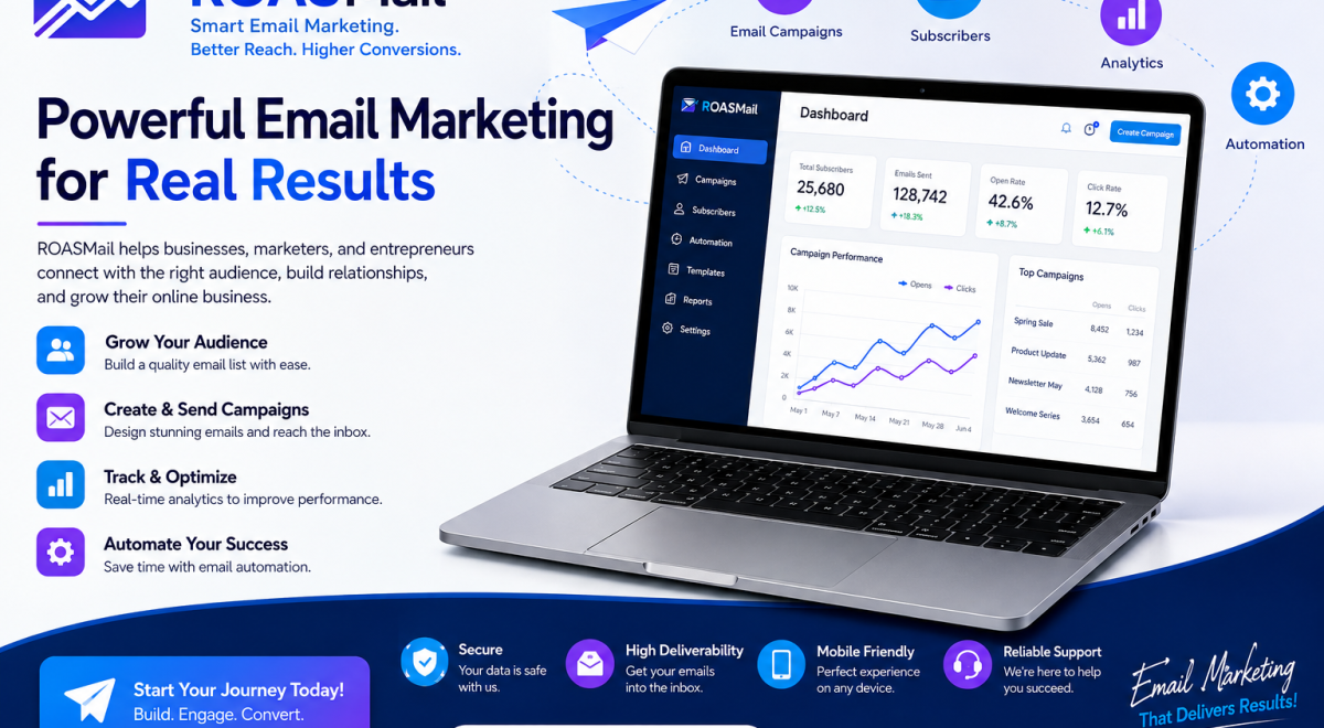 ROASMail: A Smart Email Marketing Solution for Growing Your Online Business