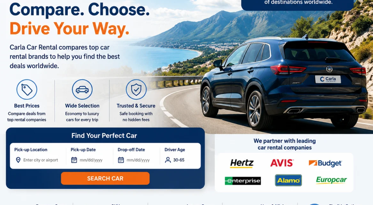 Carla Car Rental: Compare the Best Car Rental Deals Worldwide
